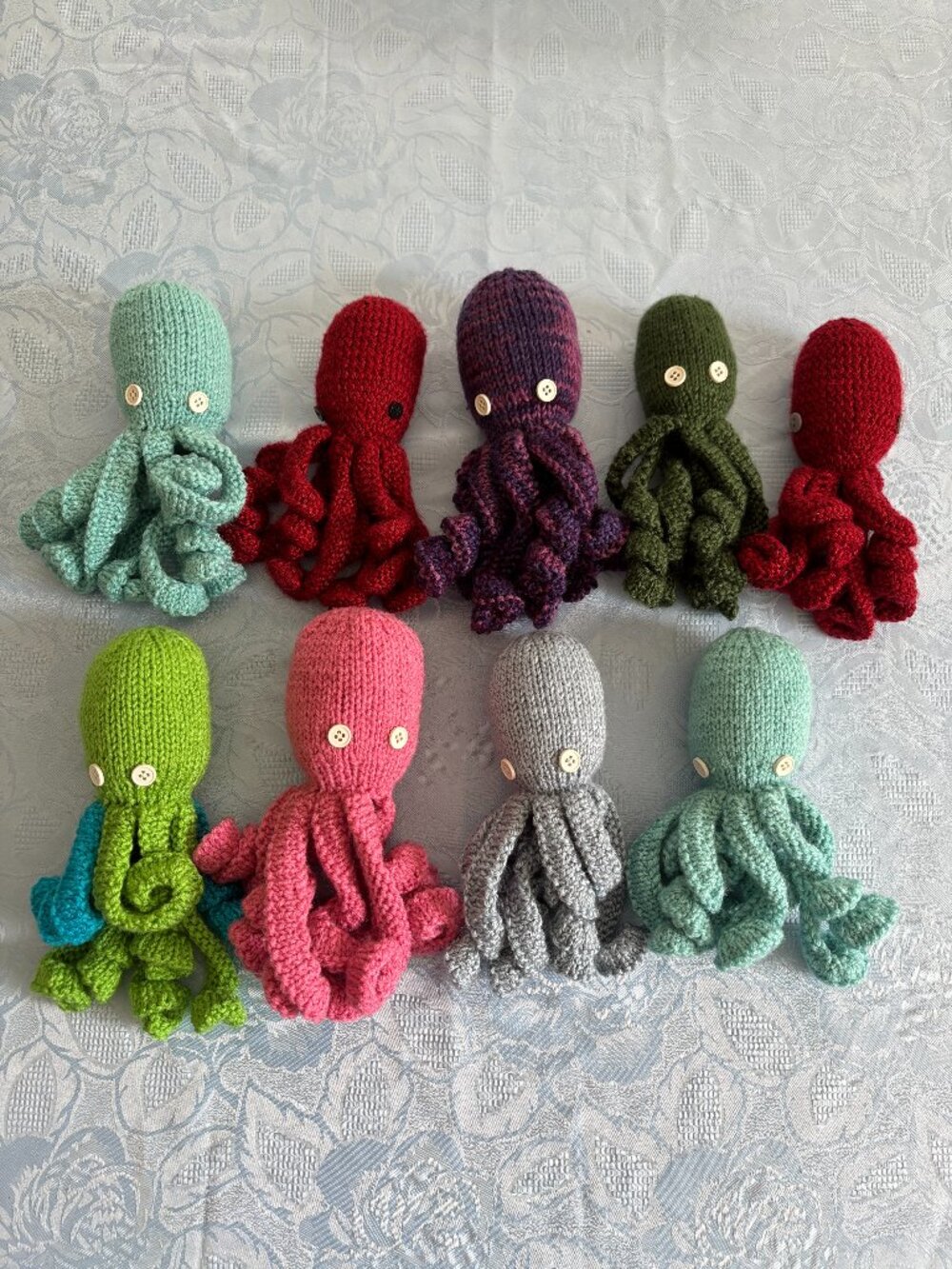 Hand Knit Octopus